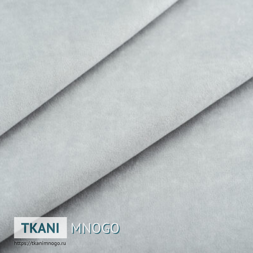 Фото обивки велюра “20” (однотонный серый)