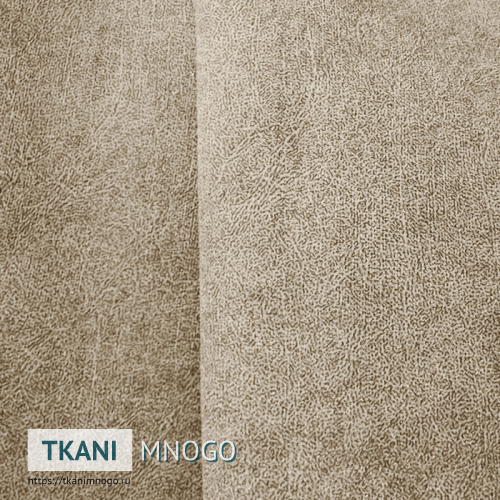 Фото фактуры велюра “Арка 23” (однотонный бежевый)