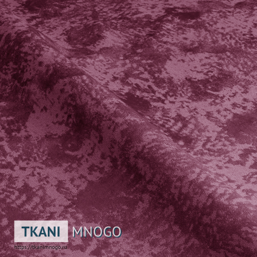 Фото фактуры велюра “Bars-19” (однотонный, узор бордовый)