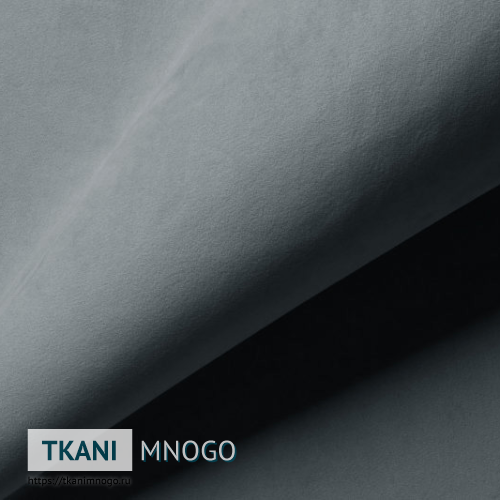 Фото внешнего вида велюра “22” (однотонный серый)