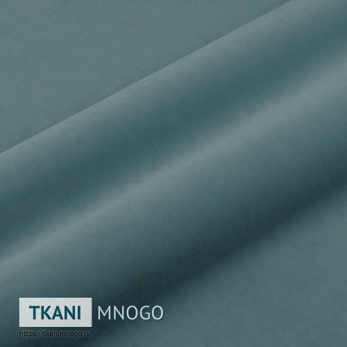Фото ткани велюра “HM-44” (однотонный зеленый)