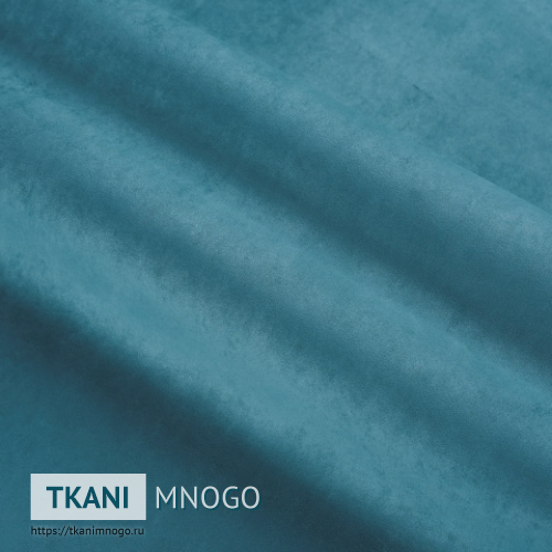 Фото материала велюра “RJHM-45” (однотонный голубой)