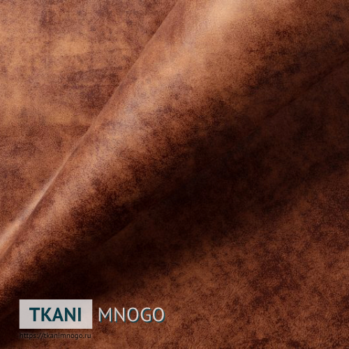 Фото ткани 08 - коричневый однотонный. Производитель Китай. Замша крупным планом.